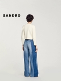 Cardigan SANDRO kem túi ngực