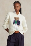 Áo len RALPH LAUREN kem gấu xanh