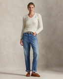 Áo len RL cổ tim cashmere 3 màu