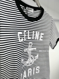 Tshirt CELINE kẻ ngang kẻ đen trắng
