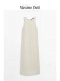 Váy MASSIMO DUTTI linen sát nách