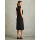 Váy REISS sát nách cổ bẻ kèm belt