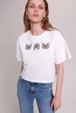 Tshirt Maje bướm ngực