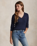 Áo len RALPH LAUREN cổ V dài tay 3 màu