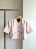Áo MAJE hồng cộc tay ( có set )