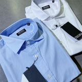 Sơ mi ZEGNA kẻ 2 màu