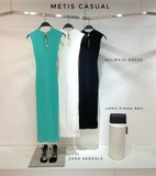 Váy len BALMAIN sát nách 3 màu