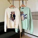 Áo len RALPH LAUREN kem gấu áo trong vàng