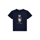 Tshirt RALPH LAUREN navy gấu mũ len