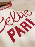 Tshirt CELINE chữ đỏ