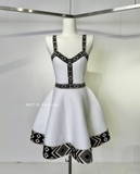 Váy MAJE 2 dây họa tiết