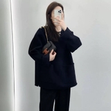 Áo dạ MASSIMO DUTTTI navy khuy vai