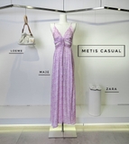 Váy lụa MAJE cut out