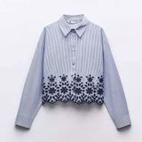 Áo ZARA kẻ xanh (có set)