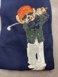 Áo len RALPH LAUREN navy mũ cam