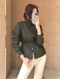 Áo khoác BURBERRY trần trám rút eo