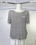 Áo MAX MARA kẻ túi ngực