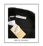 Chân váy SELF PORTRAIT đen xếp ly chân