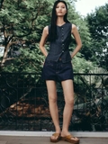 Áo sát nách ZARA jean mỏng