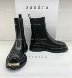 Boot Sandro họa tiết mũi