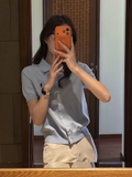 Áo cardigan RL cổ bẻ 2 màu