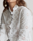 Sơ mi RALPH LAUREN cổ bèo dập lỗ