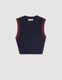 Áo sát nách SANDRO đỏ navy (có set)