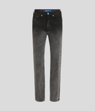 Quần jeans KARL LAGERFELD đen mài