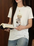 Tshirt RALPH LAUREN gấu khuyên tai tag tím
