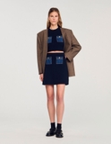Chân váy SANDRO navy (có set)
