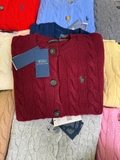 Cardigan RALPH LAUREN khuy sừng cashmere