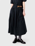 Chân váy MAJE navy đá dài (có set)