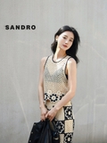 Quần SANDRO len móc