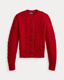 Cardigan RALPH LAUREN vặn thừng khuy sừng 2026
