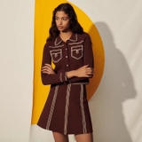 Chân váy SANDRO chỉ nổi