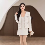 Áo khoác SELF PORTRAIT kem xuông