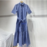 Váy sơ mi RALPH LAUREN kẻ xanh