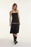 Váy lụa 2 dây The Kooples hàng khuy trước