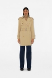 Trendcoat BURBERRY cổ kẻ 2025