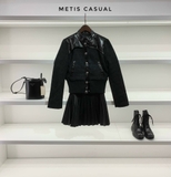 Áo khoác dạ Maje cải da