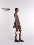 Váy MAJE nhũ vàng