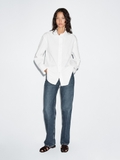 Sơ mi MASSIMO DUTTI dáng rộng đuôi tôm