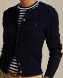 Cardigan RALPH LAUREN vặn thừng