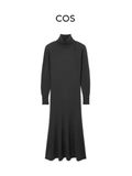 Váy COS body cao cổ dáng dài