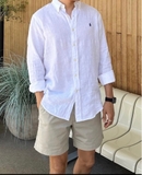 Sơ mi RALPH LAUREN linen 2025