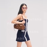 Váy MAJE 2 dây navy cải trắng