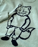 Áo len MAISON KITSUNE cáo trơn 2 màu