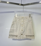 Chân váy Jeans AJE ren dập