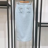 Chân váy SELF PORTRAIT xanh