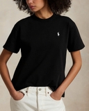 Tshirt RALPH LAUREN trơn logo cotton dày